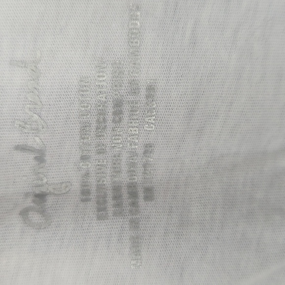 Women's Aeropostale Cotton White & Purple Fitted Short Sleeve Tee - Large NWT - Picture 5 of 6